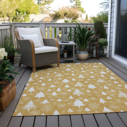 Addison Rugs Paelor Gold Washable Indoor-Outdoor Rug