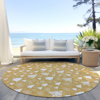 Addison Rugs Paelor Gold Washable Indoor-Outdoor Rug