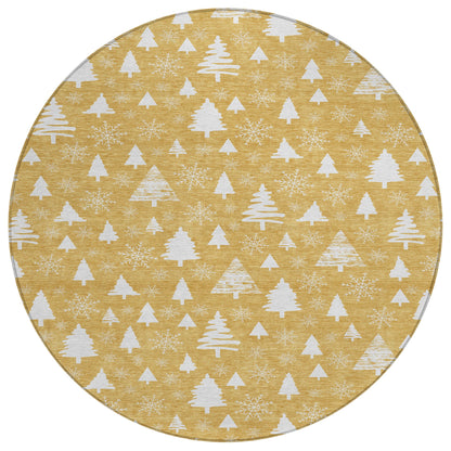 Addison Rugs Paelor Gold Washable Indoor-Outdoor Rug