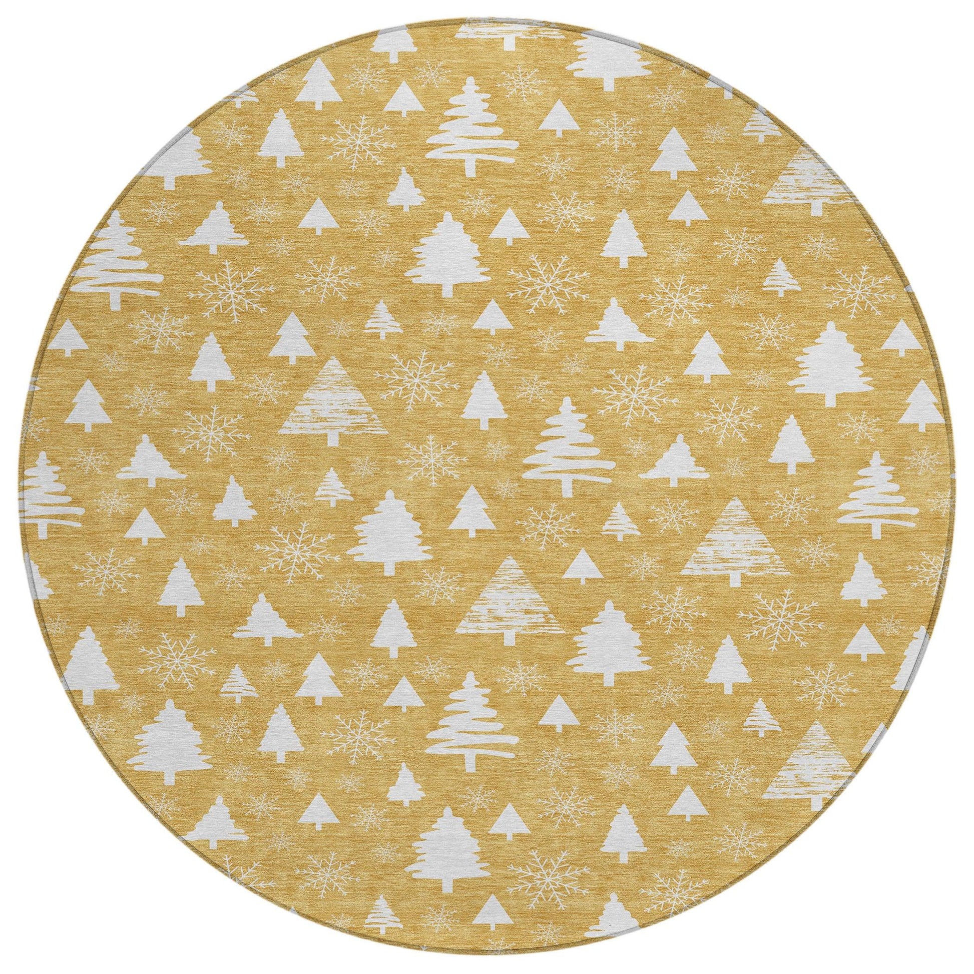 Addison Rugs Paelor Gold Washable Indoor-Outdoor Rug