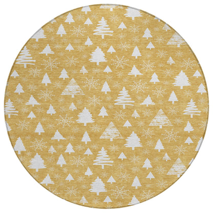 Addison Rugs Paelor Gold Washable Indoor-Outdoor Rug