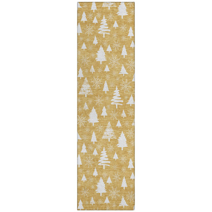 Addison Rugs Paelor Gold Washable Indoor-Outdoor Rug