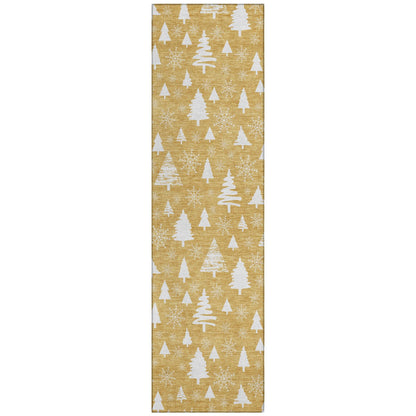Addison Rugs Paelor Gold Washable Indoor-Outdoor Rug
