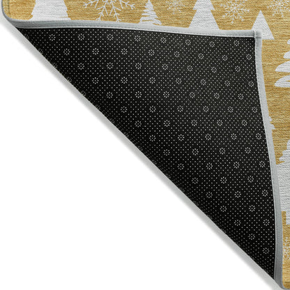 Addison Rugs Paelor Gold Washable Indoor-Outdoor Rug