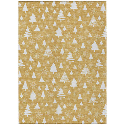Addison Rugs Paelor Gold Washable Indoor-Outdoor Rug