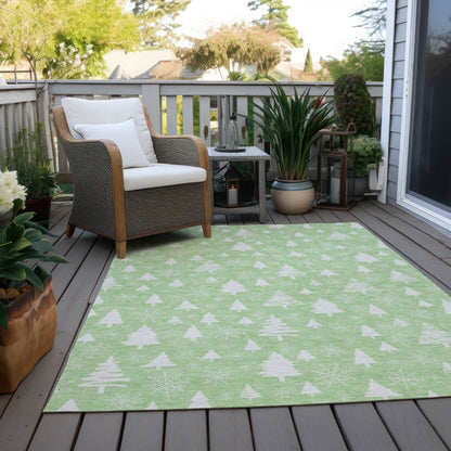 Addison Rugs Paelor Green Washable Indoor-Outdoor Rug