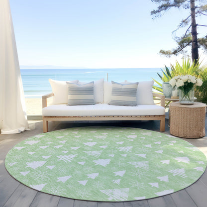 Addison Rugs Paelor Green Washable Indoor-Outdoor Rug