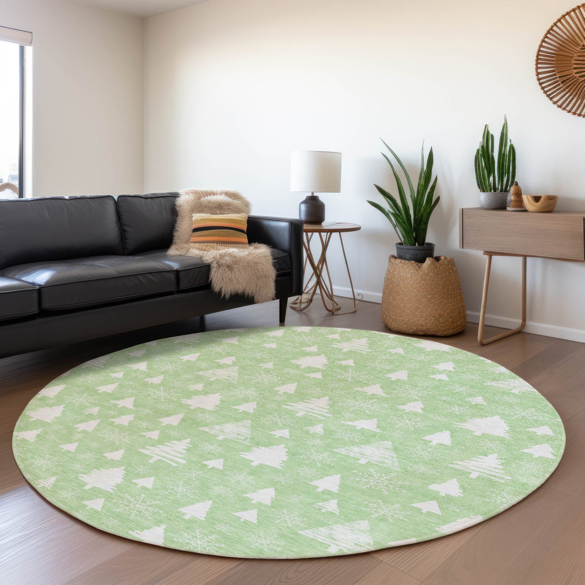 Addison Rugs Paelor Green Washable Indoor-Outdoor Rug