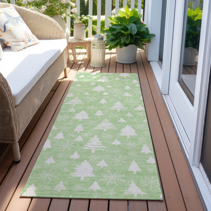 Addison Rugs Paelor Green Washable Indoor-Outdoor Rug