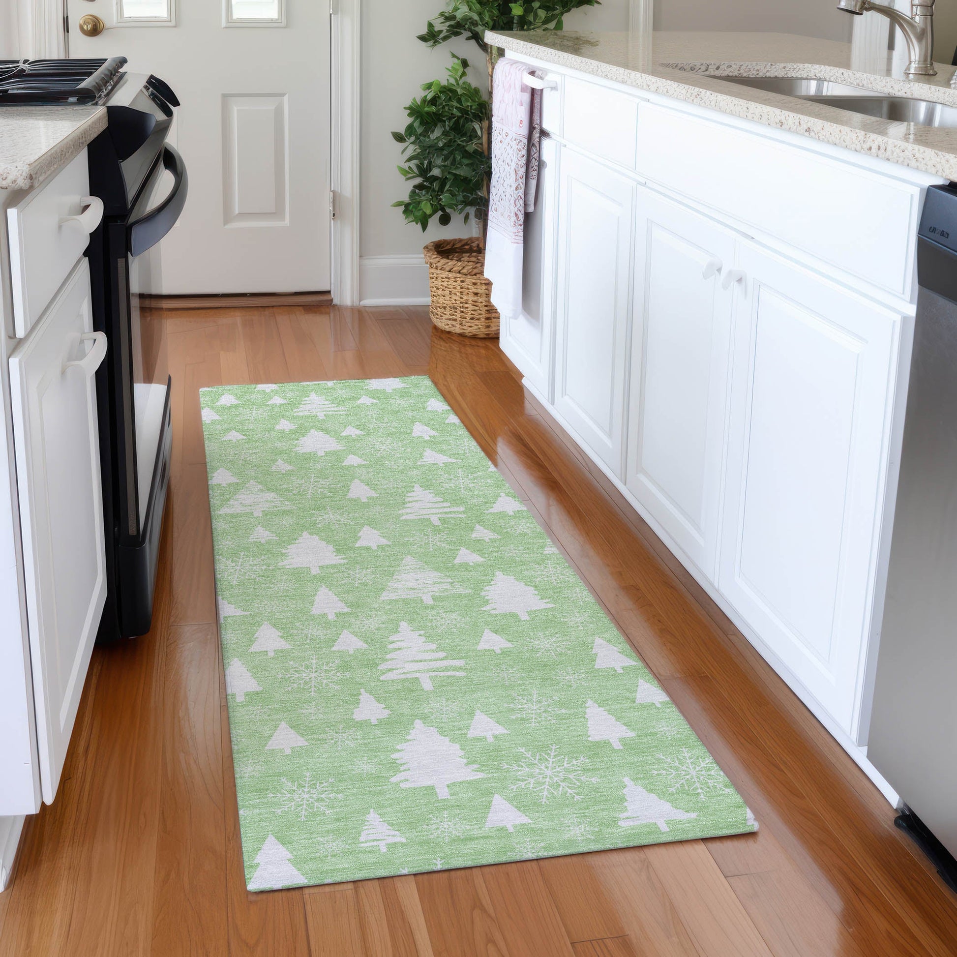 Addison Rugs Paelor Green Washable Indoor-Outdoor Rug