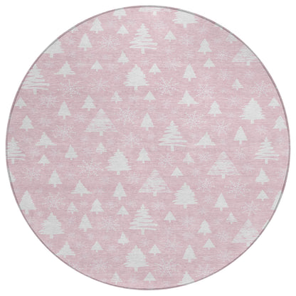 Addison Rugs Paelor Pink Washable Indoor-Outdoor Rug