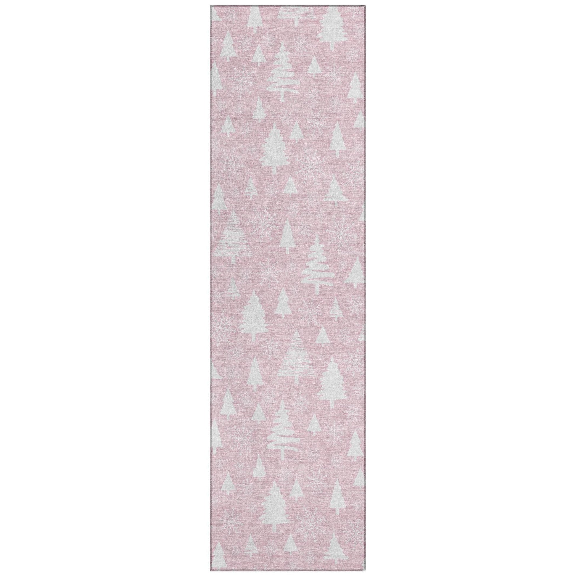 Addison Rugs Paelor Pink Washable Indoor-Outdoor Rug