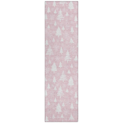 Addison Rugs Paelor Pink Washable Indoor-Outdoor Rug