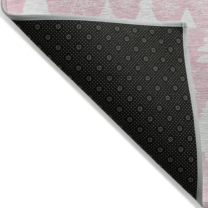 Addison Rugs Paelor Pink Washable Indoor-Outdoor Rug
