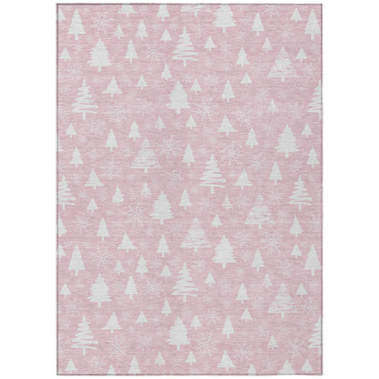 Addison Rugs Paelor Pink Washable Indoor-Outdoor Rug