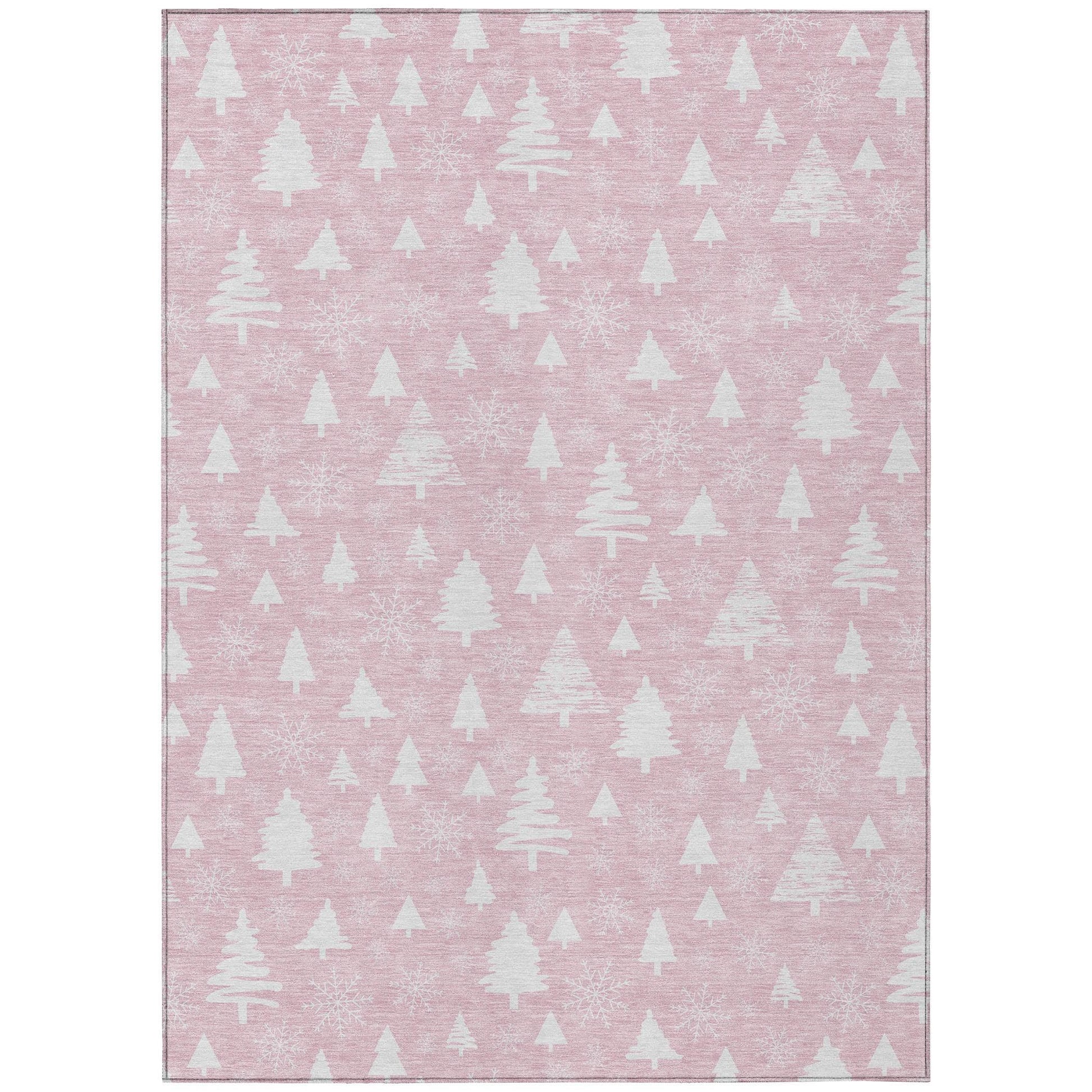 Addison Rugs Paelor Pink Washable Indoor-Outdoor Rug