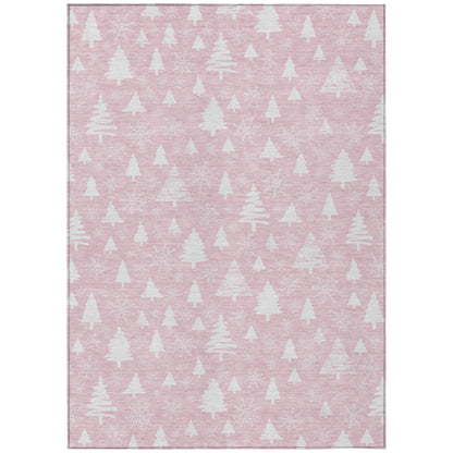 Addison Rugs Paelor Pink Washable Indoor-Outdoor Rug