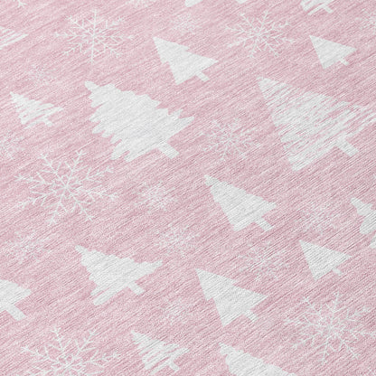 Addison Rugs Paelor Pink Washable Indoor-Outdoor Rug