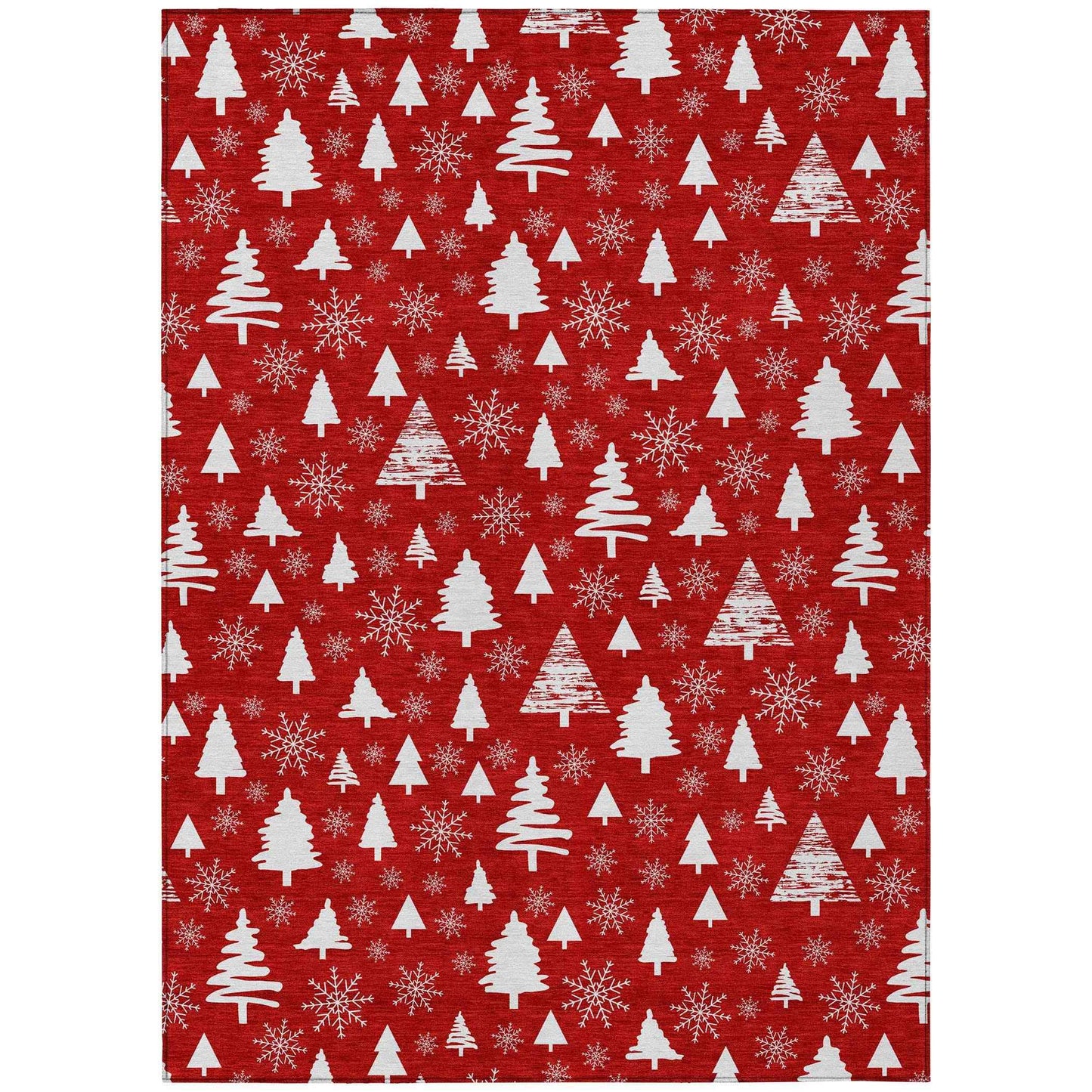 Addison Rugs Paelor Red Washable Indoor-Outdoor Rug