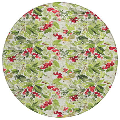 Addison Rugs Paelora Green Washable Indoor-Outdoor Rug