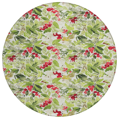 Addison Rugs Paelora Green Washable Indoor-Outdoor Rug