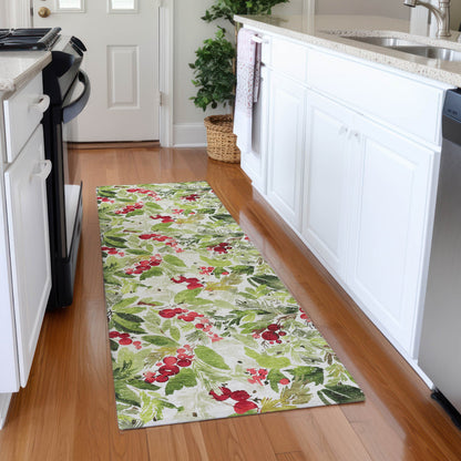 Addison Rugs Paelora Green Washable Indoor-Outdoor Rug