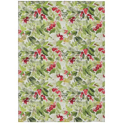 Addison Rugs Paelora Green Washable Indoor-Outdoor Rug