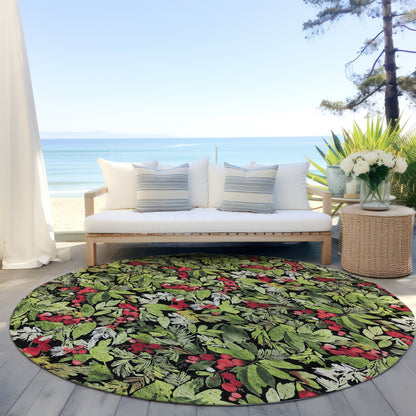 Addison Rugs Paelora Black Washable Indoor-Outdoor Rug
