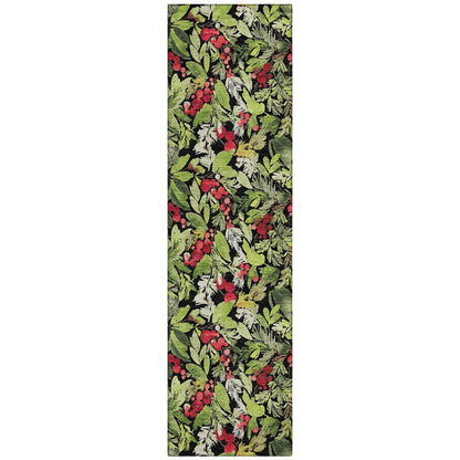 Addison Rugs Paelora Black Washable Indoor-Outdoor Rug