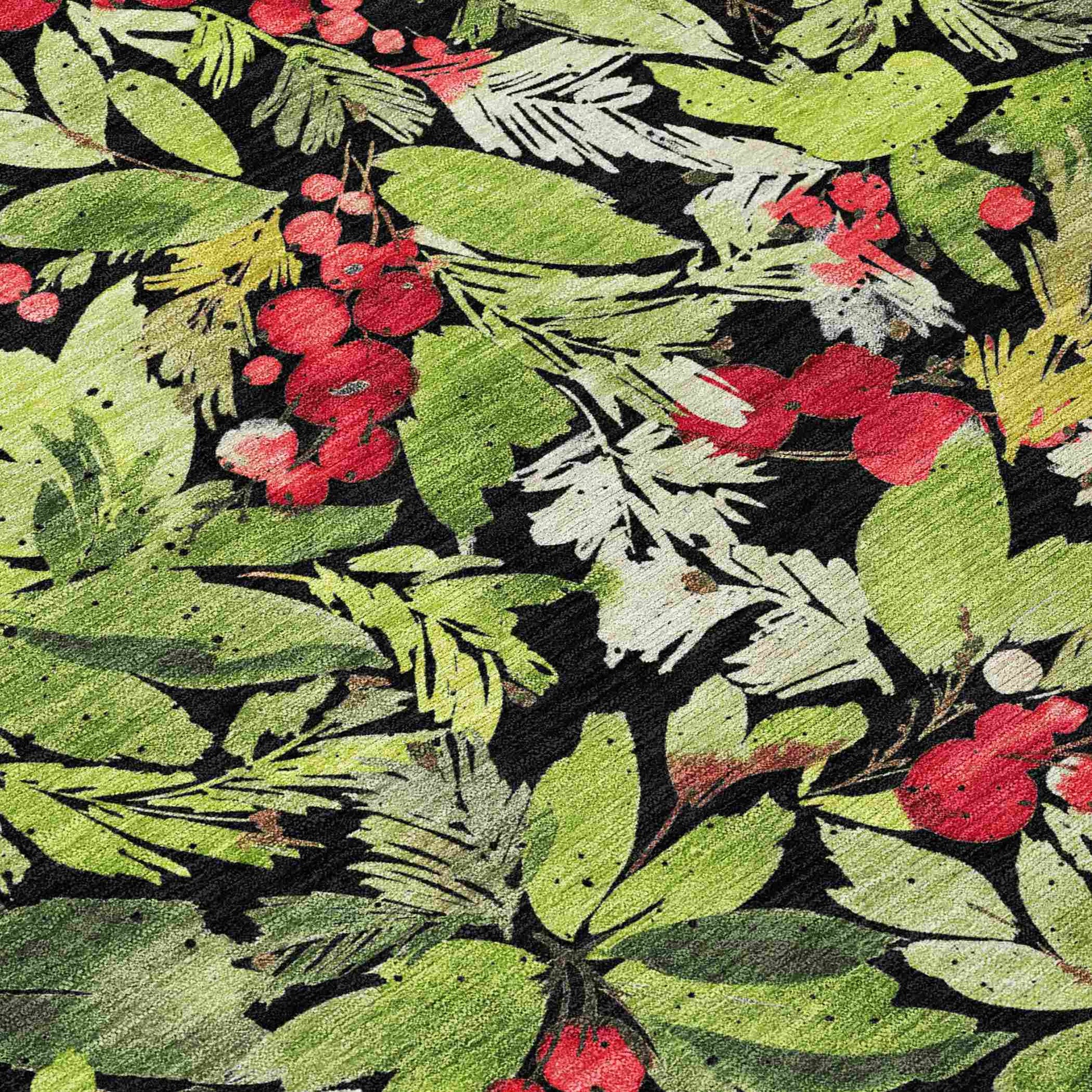 Addison Rugs Paelora Black Washable Indoor-Outdoor Rug