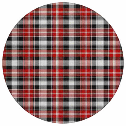Addison Rugs Quaanor Black Washable Indoor-Outdoor Rug