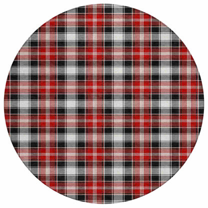 Addison Rugs Quaanor Black Washable Indoor-Outdoor Rug