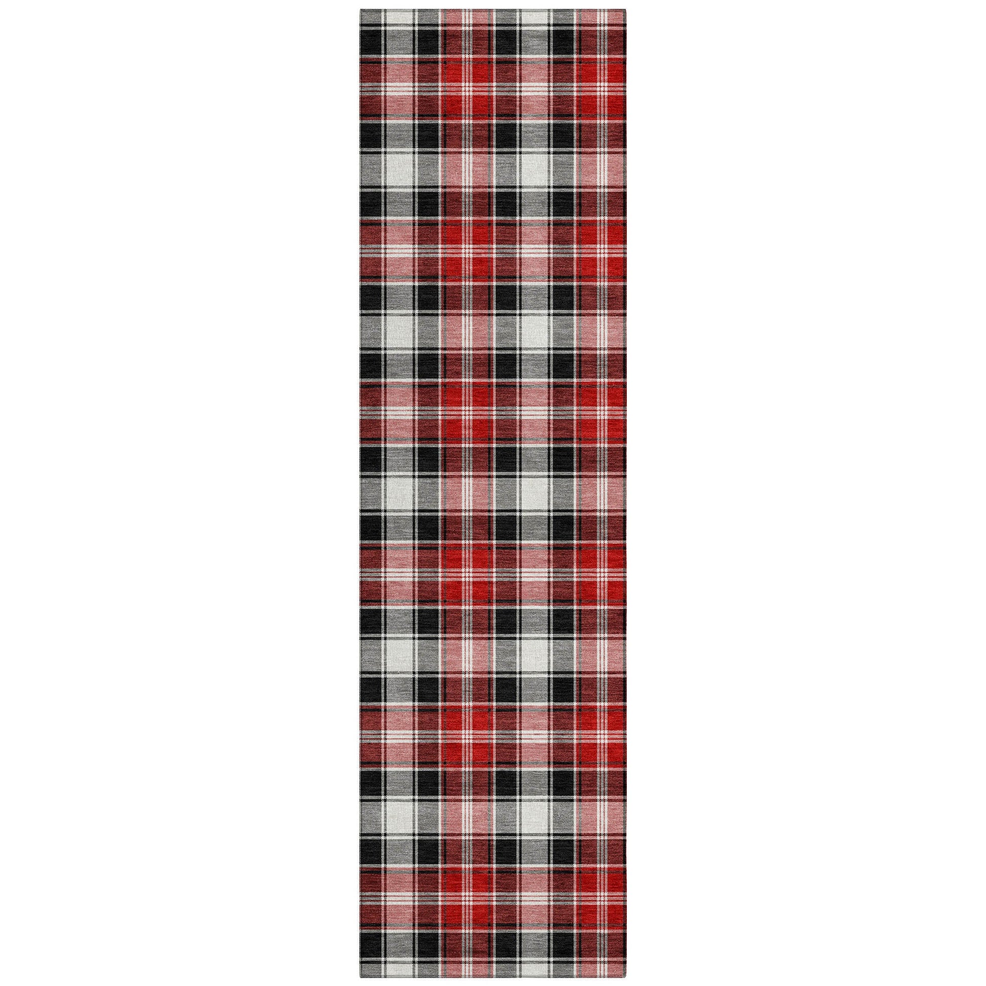 Addison Rugs Quaanor Black Washable Indoor-Outdoor Rug