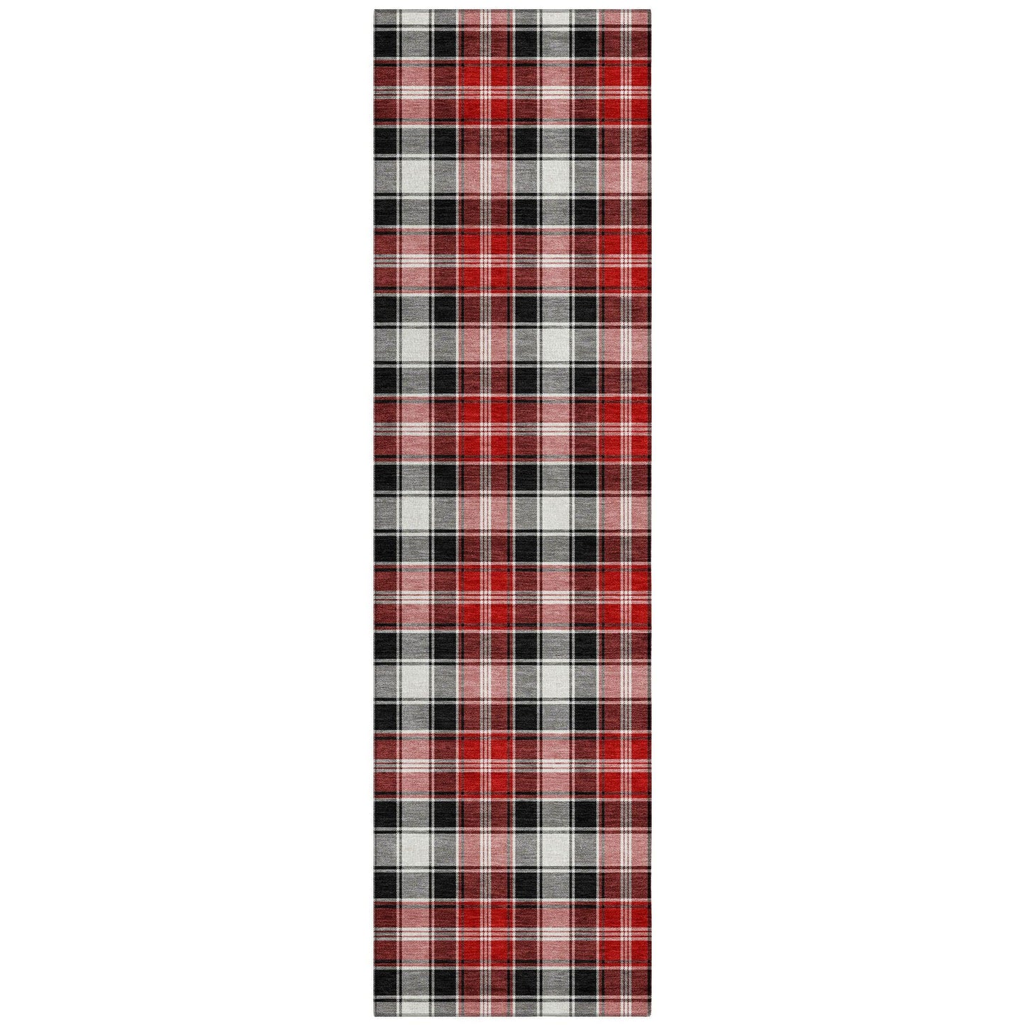Addison Rugs Quaanor Black Washable Indoor-Outdoor Rug