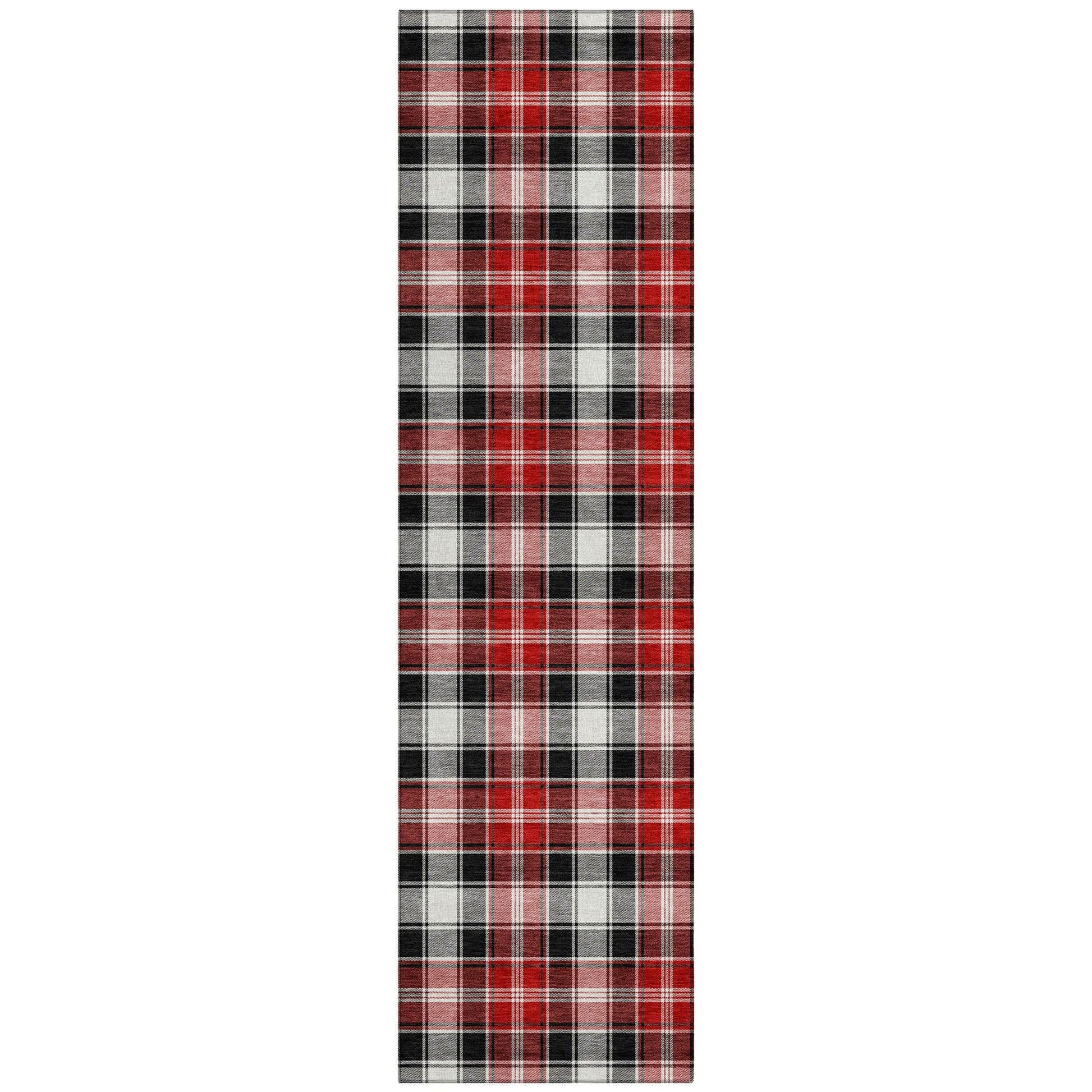 Addison Rugs Quaanor Black Washable Indoor-Outdoor Rug