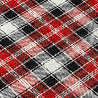 Addison Rugs Quaanor Black Washable Indoor-Outdoor Rug