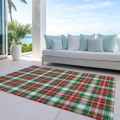 Addison Rugs Quaanor Emerald Washable Indoor-Outdoor Rug