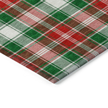 Addison Rugs Quaanor Emerald Washable Indoor-Outdoor Rug