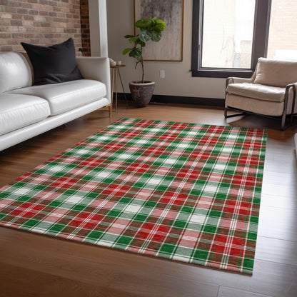 Addison Rugs Quaanor Emerald Washable Indoor-Outdoor Rug
