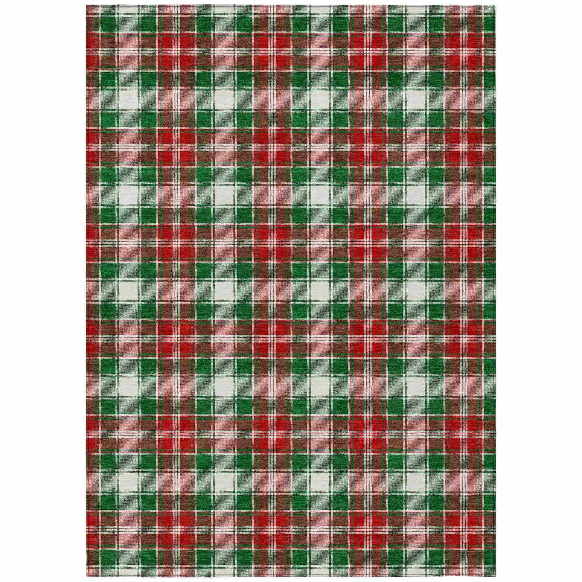 Addison Rugs Quaanor Emerald Washable Indoor-Outdoor Rug