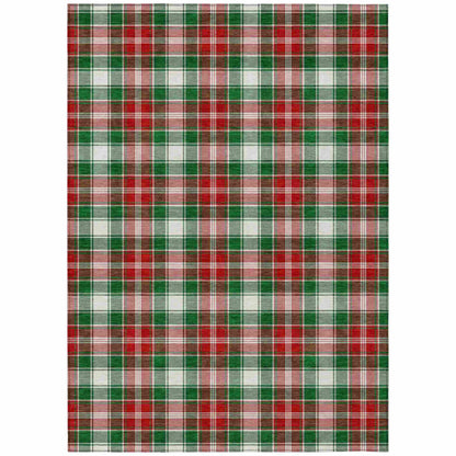 Addison Rugs Quaanor Emerald Washable Indoor-Outdoor Rug