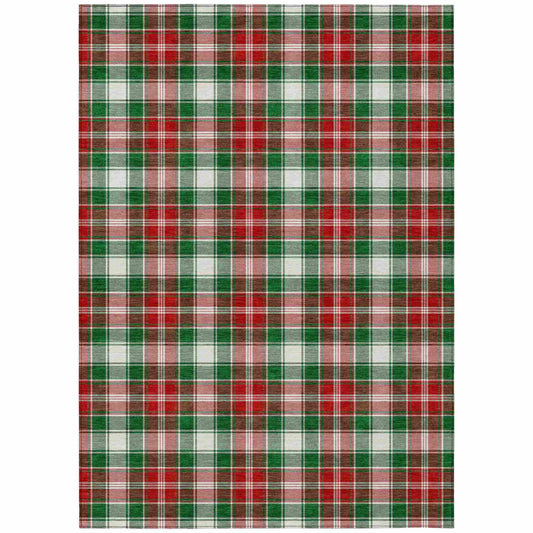 Addison Rugs Quaanor Emerald Washable Indoor-Outdoor Rug