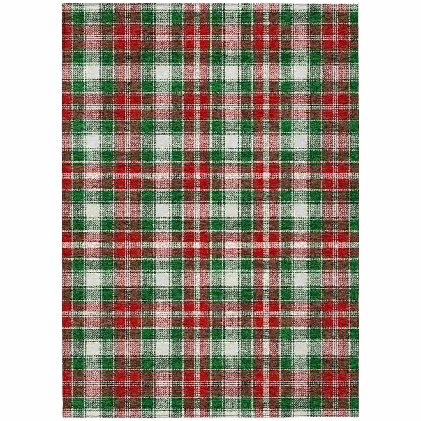 Addison Rugs Quaanor Emerald Washable Indoor-Outdoor Rug