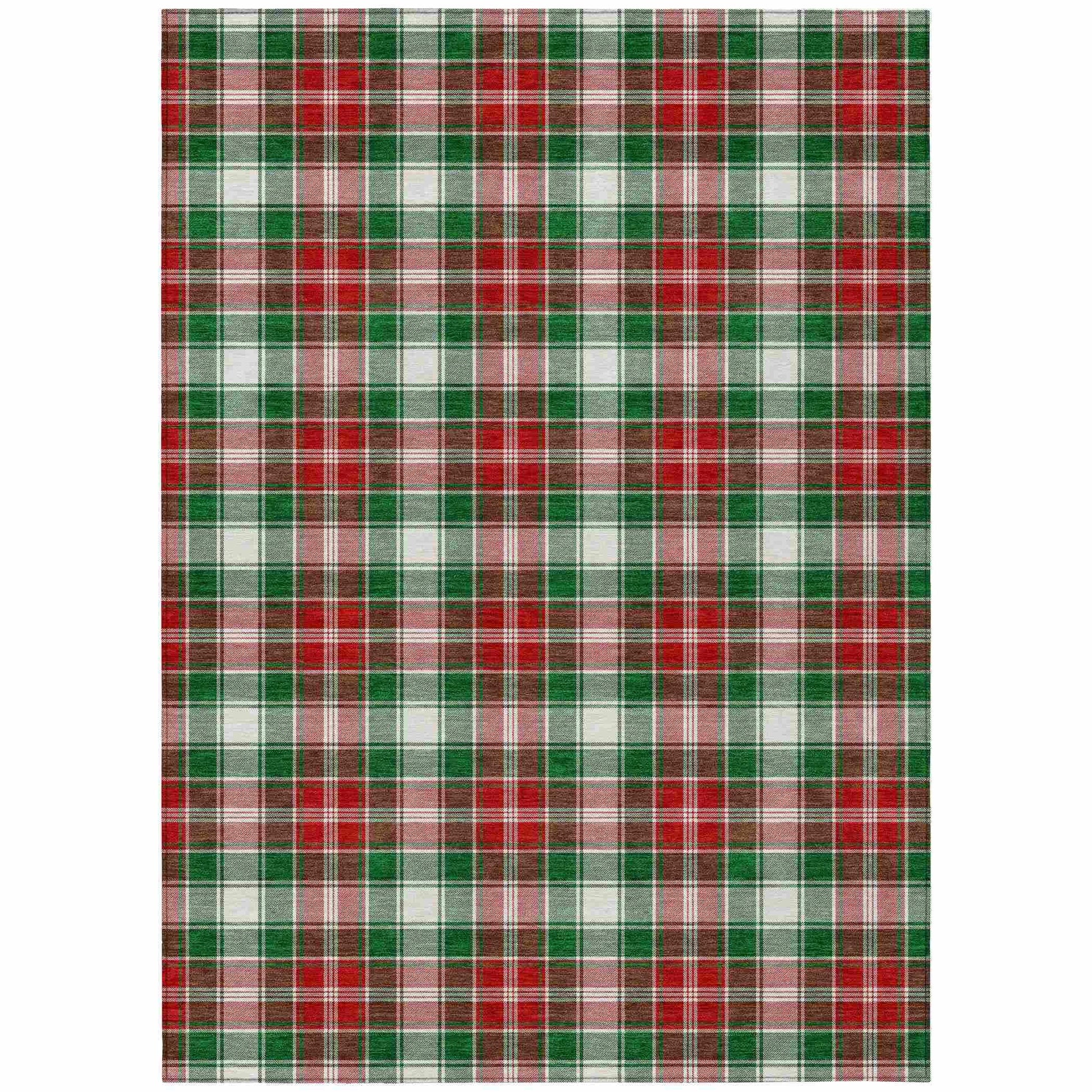 Addison Rugs Quaanor Emerald Washable Indoor-Outdoor Rug