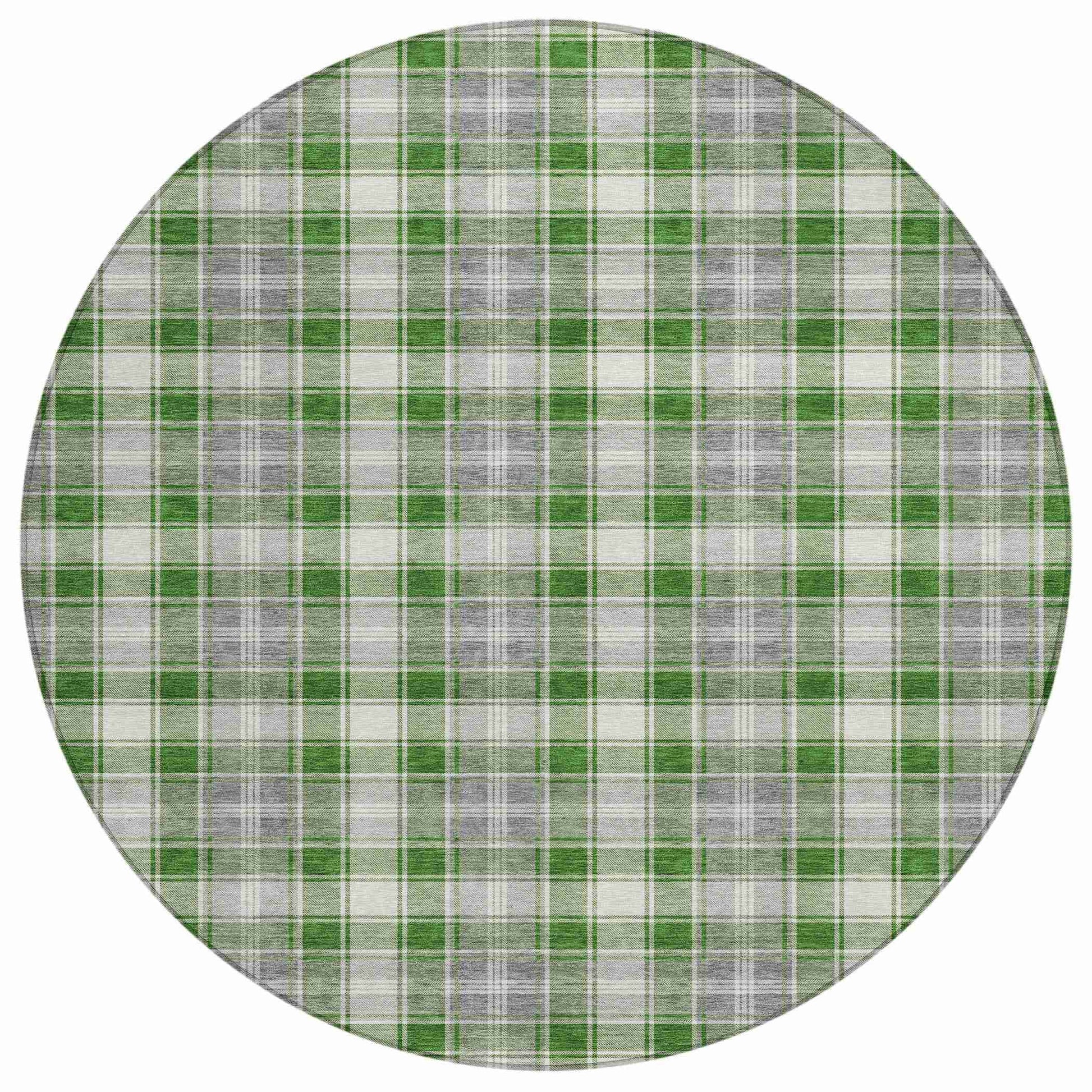 Addison Rugs Quaanor Green Washable Indoor-Outdoor Rug
