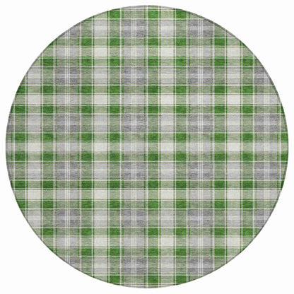 Addison Rugs Quaanor Green Washable Indoor-Outdoor Rug