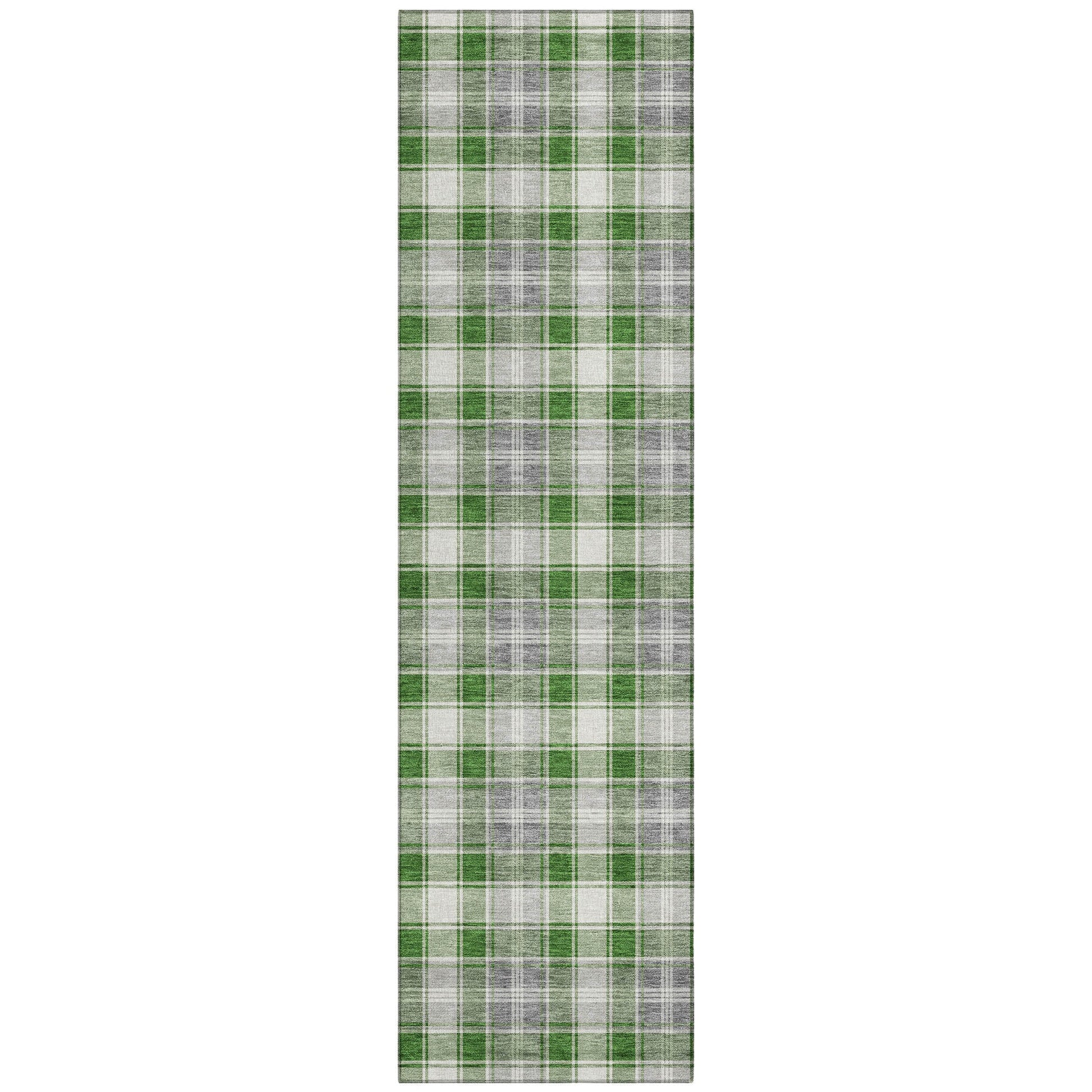 Addison Rugs Quaanor Green Washable Indoor-Outdoor Rug
