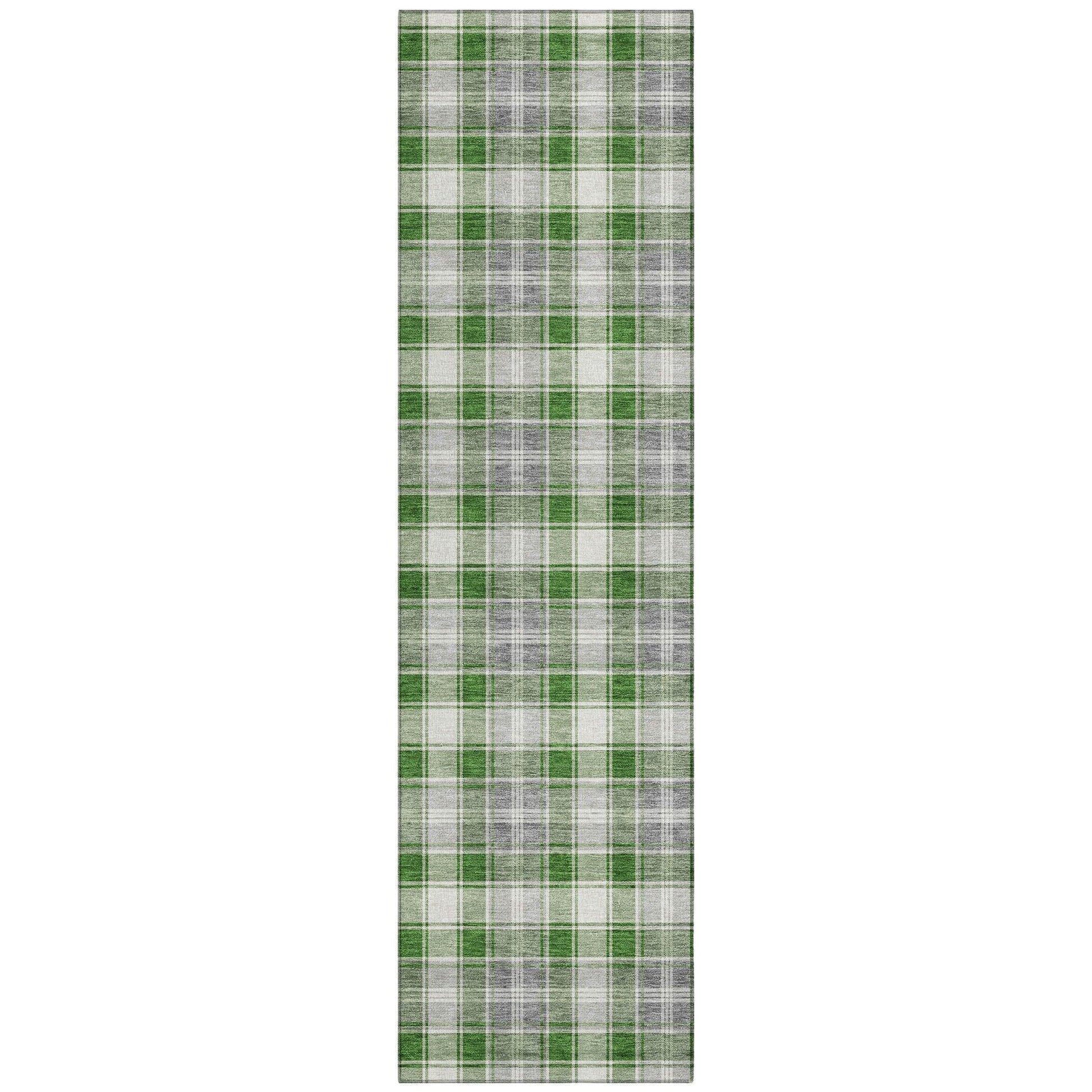 Addison Rugs Quaanor Green Washable Indoor-Outdoor Rug
