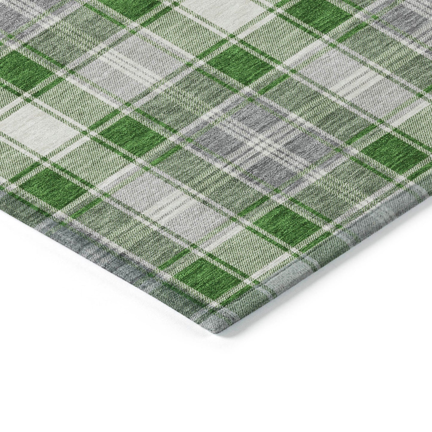 Addison Rugs Quaanor Green Washable Indoor-Outdoor Rug
