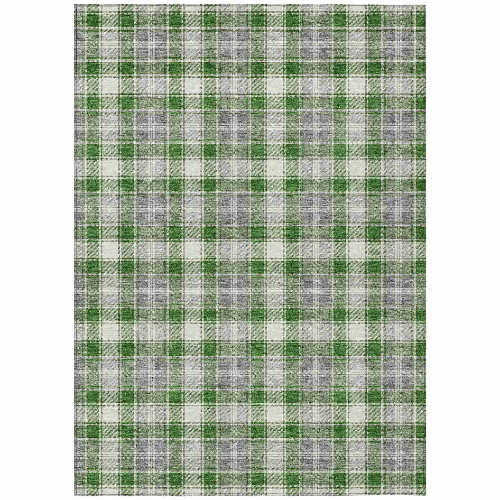 Addison Rugs Quaanor Green Washable Indoor-Outdoor Rug